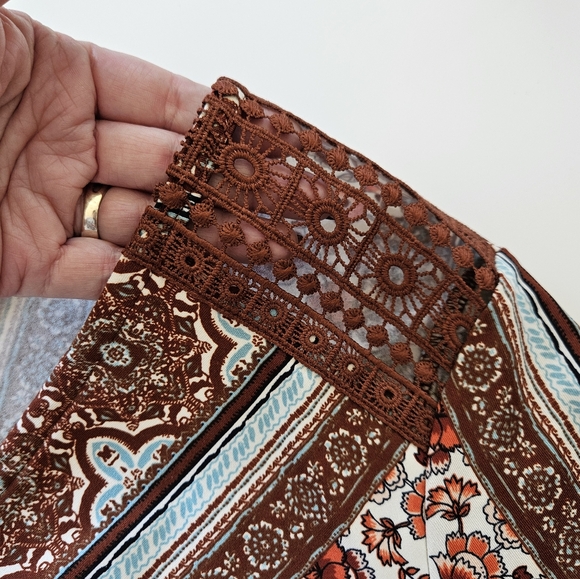 Venus Surplice Blouse with Faux Tie - Picture 6 of 11